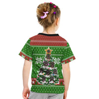German Shepherd Pine Xmas Christmas Kid T Shirt Xmas Holiday Patterns - Wonder Print Shop