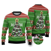 German Shepherd Pine Xmas Christmas Ugly Christmas Sweater Xmas Holiday Patterns - Wonder Print Shop