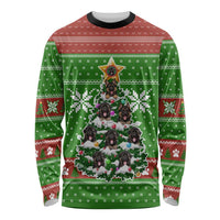 German Shepherd Pine Xmas Christmas Long Sleeve Shirt Xmas Holiday Patterns - Wonder Print Shop