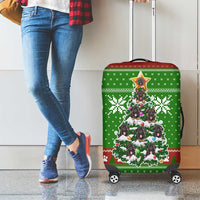 German Shepherd Pine Xmas Christmas Luggage Cover Xmas Holiday Patterns - Wonder Print Shop