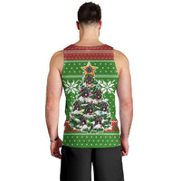German Shepherd Pine Xmas Christmas Men Tank Top Xmas Holiday Patterns - Wonder Print Shop