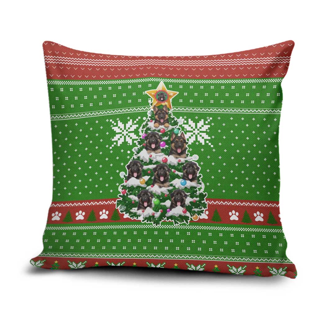 German Shepherd Pine Xmas Christmas Pillow Cover Xmas Holiday Patterns - Wonder Print Shop