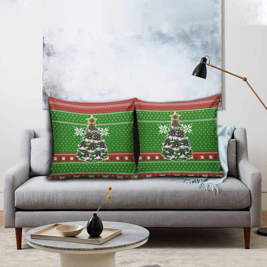 German Shepherd Pine Xmas Christmas Pillow Cover Xmas Holiday Patterns - Wonder Print Shop