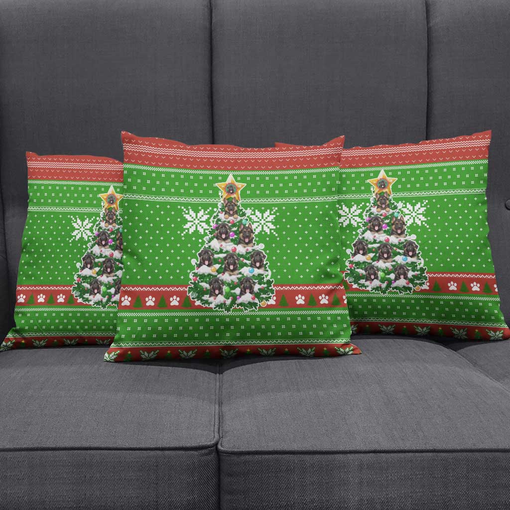 German Shepherd Pine Xmas Christmas Pillow Cover Xmas Holiday Patterns - Wonder Print Shop
