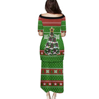 German Shepherd Pine Xmas Christmas Puletasi Xmas Holiday Patterns - Wonder Print Shop