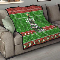 German Shepherd Pine Xmas Christmas Quilt Xmas Holiday Patterns - Wonder Print Shop