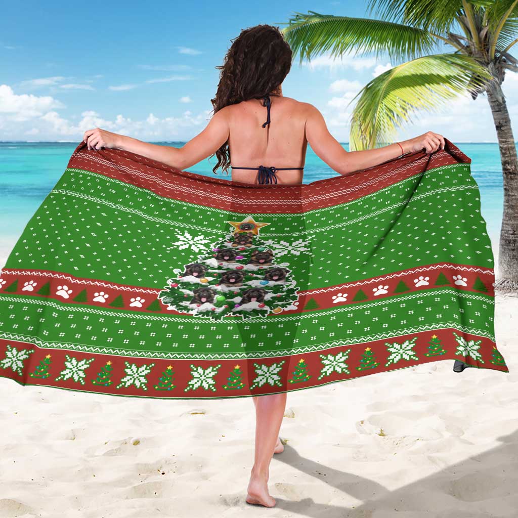 German Shepherd Pine Xmas Christmas Sarong Xmas Holiday Patterns - Wonder Print Shop