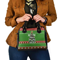 German Shepherd Pine Xmas Christmas Shoulder Handbag Xmas Holiday Patterns - Wonder Print Shop