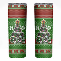 German Shepherd Pine Xmas Christmas Skinny Tumbler Xmas Holiday Patterns - Wonder Print Shop