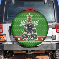 German Shepherd Pine Xmas Christmas Spare Tire Cover Xmas Holiday Patterns - Wonder Print Shop
