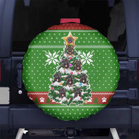 German Shepherd Pine Xmas Christmas Spare Tire Cover Xmas Holiday Patterns - Wonder Print Shop