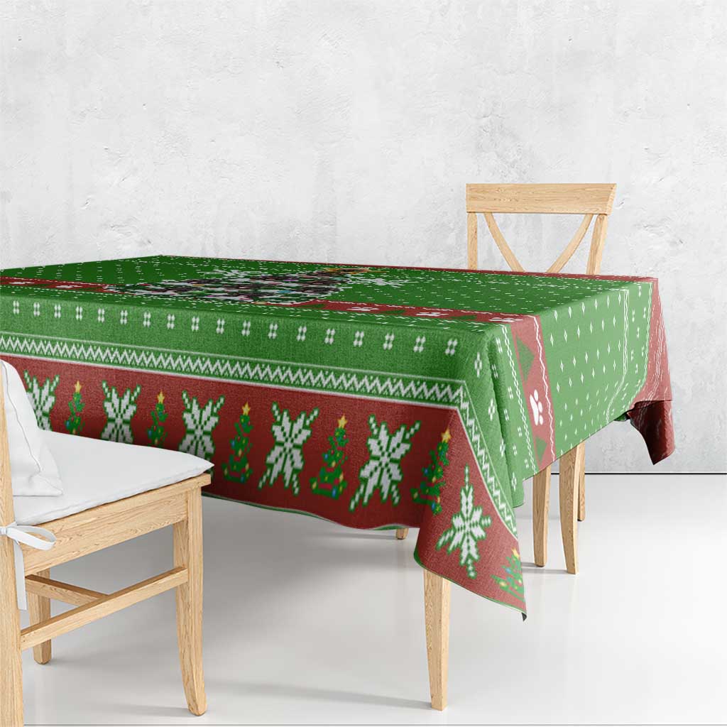 German Shepherd Pine Xmas Christmas Tablecloth Xmas Holiday Patterns - Wonder Print Shop