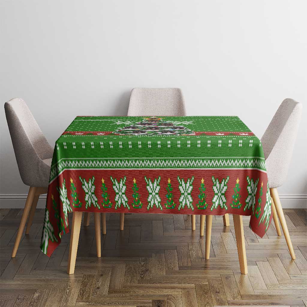 German Shepherd Pine Xmas Christmas Tablecloth Xmas Holiday Patterns - Wonder Print Shop