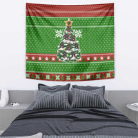 German Shepherd Pine Xmas Christmas Tapestry Xmas Holiday Patterns - Wonder Print Shop