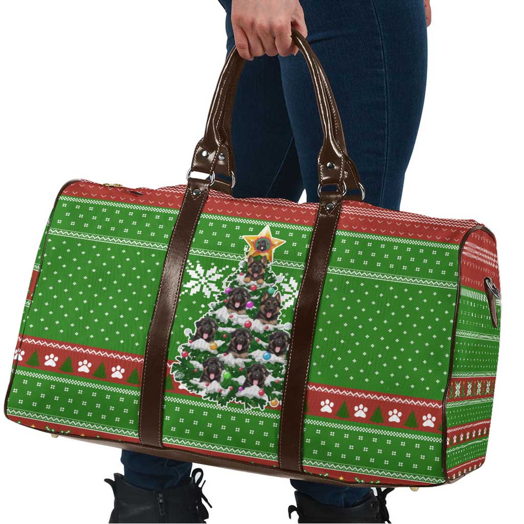 German Shepherd Pine Xmas Christmas Travel Bag Xmas Holiday Patterns - Wonder Print Shop