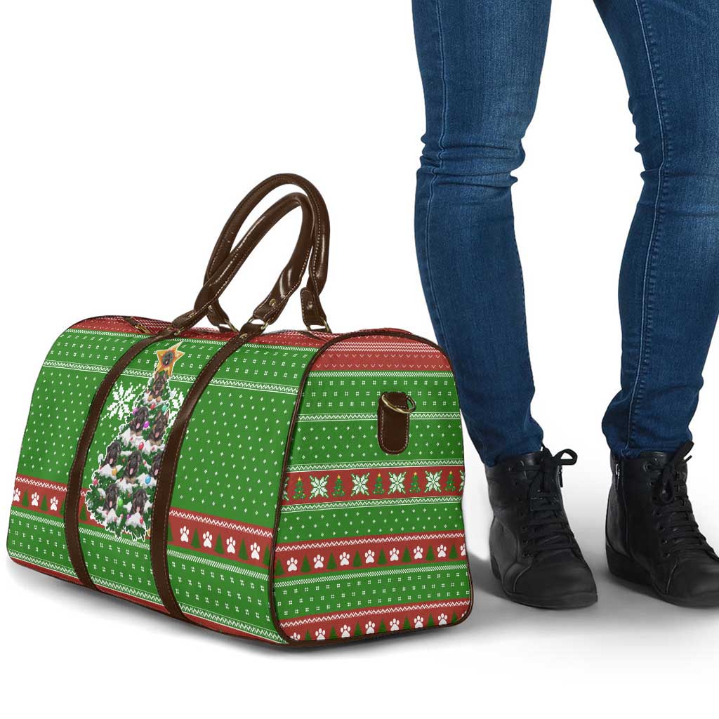 German Shepherd Pine Xmas Christmas Travel Bag Xmas Holiday Patterns - Wonder Print Shop