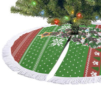 German Shepherd Pine Xmas Christmas Tree Skirt Xmas Holiday Patterns - Wonder Print Shop