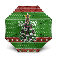 German Shepherd Pine Xmas Christmas Umbrella Xmas Holiday Patterns - Wonder Print Shop