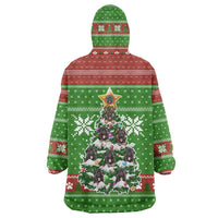 German Shepherd Pine Xmas Christmas Wearable Blanket Hoodie Xmas Holiday Patterns - Wonder Print Shop
