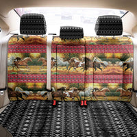 Horse Native American Pattern Christmas Christmas Back Car Seat Cover Xmas Holiday Patterns - Wonder Print Shop