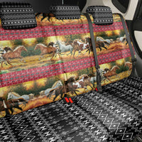 Horse Native American Pattern Christmas Christmas Back Car Seat Cover Xmas Holiday Patterns - Wonder Print Shop