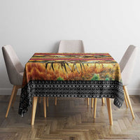 Horse Native American Pattern Christmas Christmas Tablecloth Xmas Holiday Patterns - Wonder Print Shop