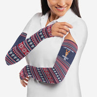 I Just Really Like Donkey Christmas Christmas Arm Sleeves Xmas Holiday Patterns - Wonder Print Shop