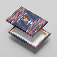 I Just Really Like Donkey Christmas Christmas Canvas Wall Art Xmas Holiday Patterns - Wonder Print Shop