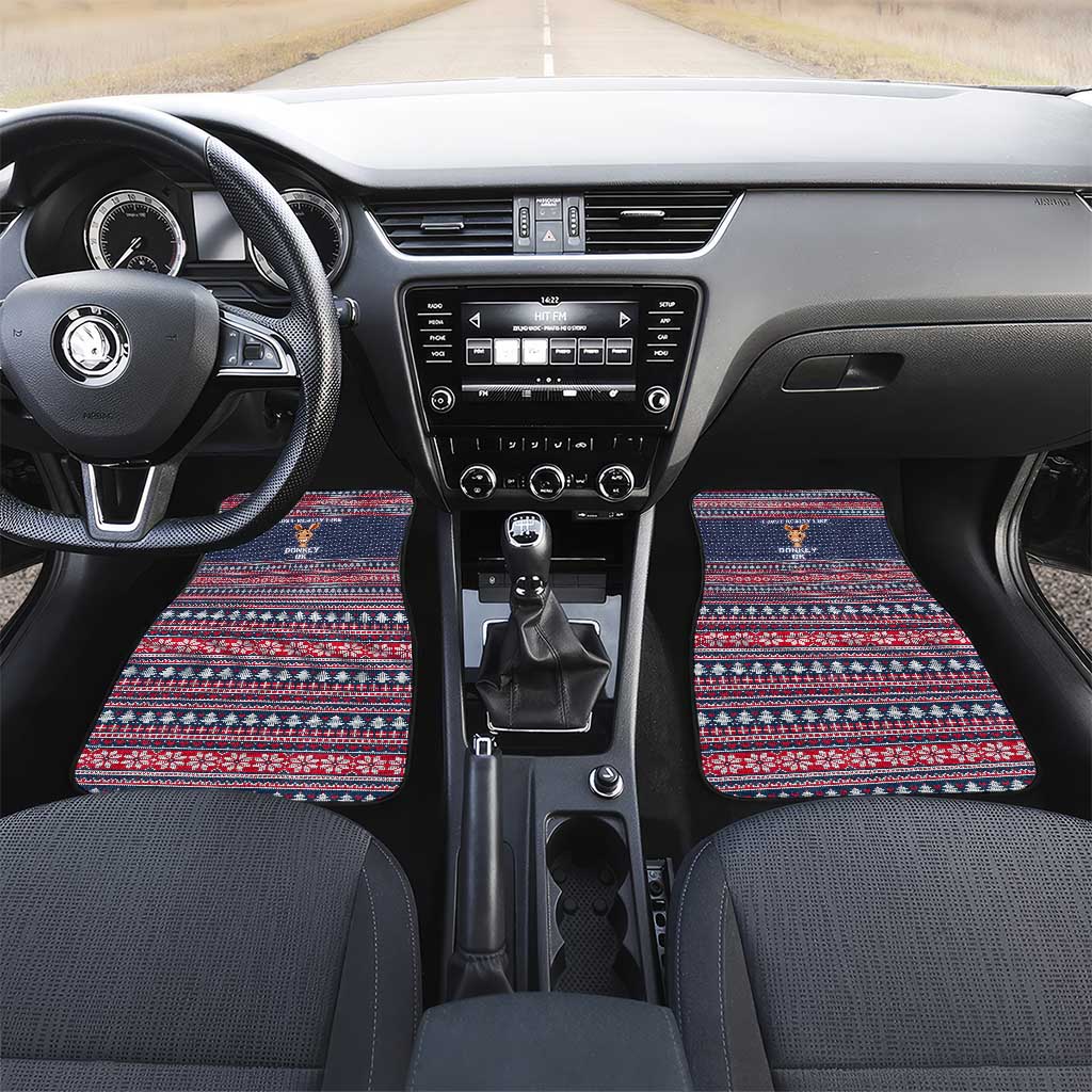 I Just Really Like Donkey Christmas Christmas Car Mats Xmas Holiday Patterns - Wonder Print Shop
