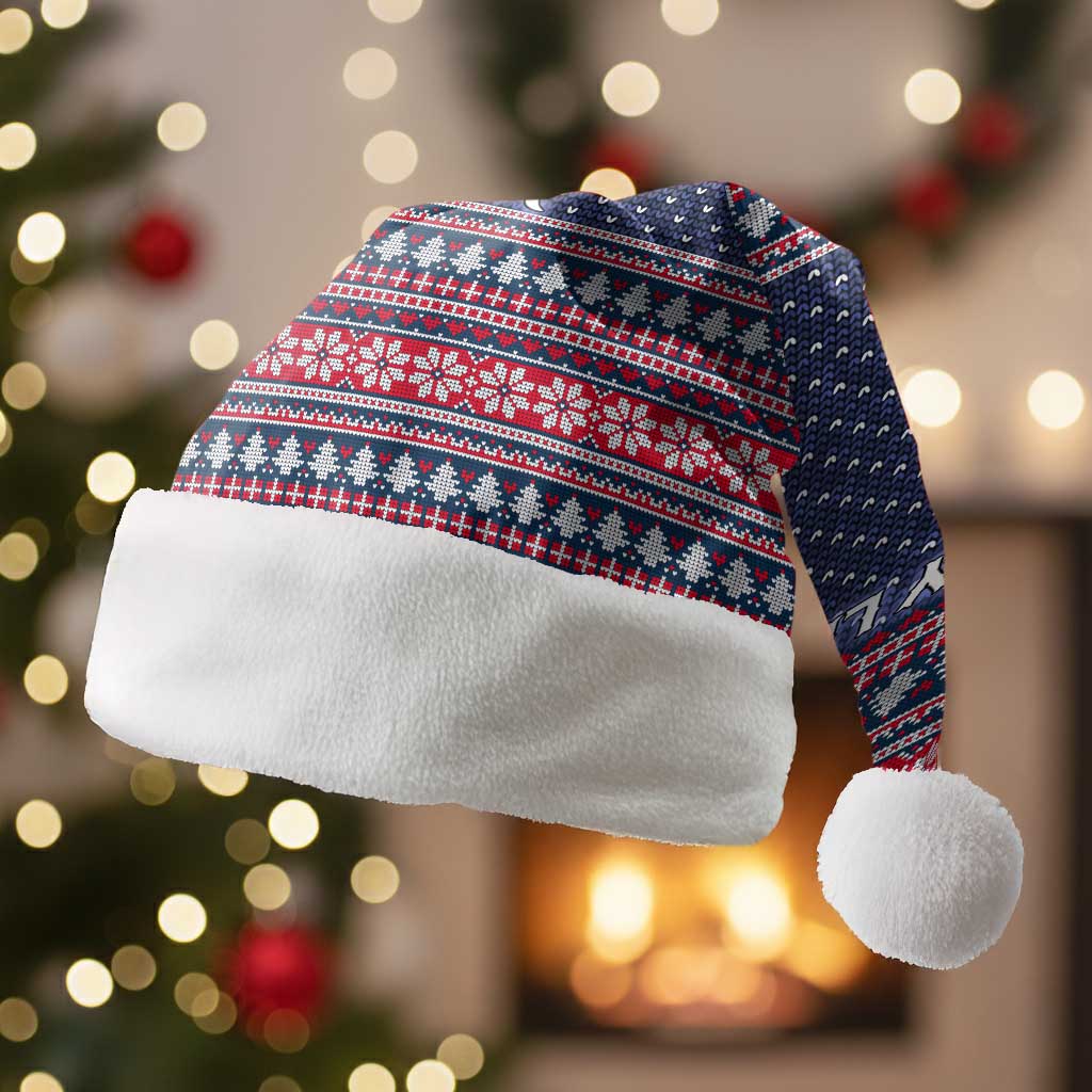 I Just Really Like Donkey Christmas Christmas Santa Hat Xmas Holiday Patterns - Wonder Print Shop