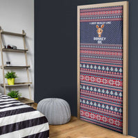 I Just Really Like Donkey Christmas Christmas Door Cover Xmas Holiday Patterns - Wonder Print Shop