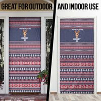 I Just Really Like Donkey Christmas Christmas Door Cover Xmas Holiday Patterns - Wonder Print Shop