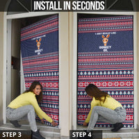 I Just Really Like Donkey Christmas Christmas Door Cover Xmas Holiday Patterns - Wonder Print Shop