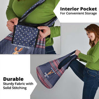 I Just Really Like Donkey Christmas Christmas Grocery Bag Xmas Holiday Patterns - Wonder Print Shop