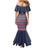 I Just Really Like Donkey Christmas Christmas Mermaid Dress Xmas Holiday Patterns - Wonder Print Shop