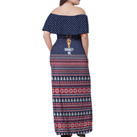 I Just Really Like Donkey Christmas Christmas Off Shoulder Maxi Dress Xmas Holiday Patterns - Wonder Print Shop