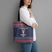 I Just Really Like Donkey Christmas Christmas Tote Bag Xmas Holiday Patterns - Wonder Print Shop