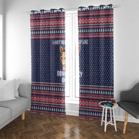 I Just Really Like Donkey Christmas Christmas Window Curtain Xmas Holiday Patterns - Wonder Print Shop