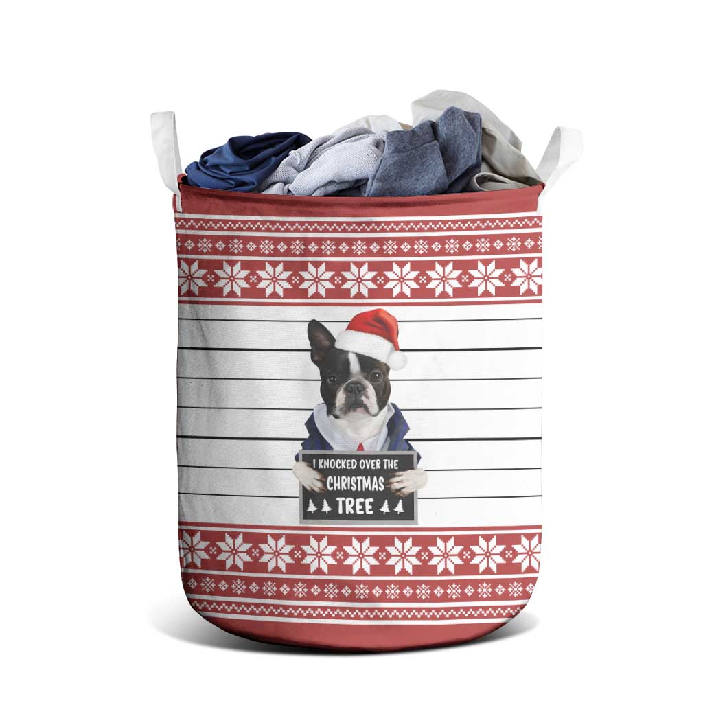 I Knocked Over Yhe Christmas Tree Christmas Christmas Laundry Basket Xmas Holiday Patterns - Wonder Print Shop