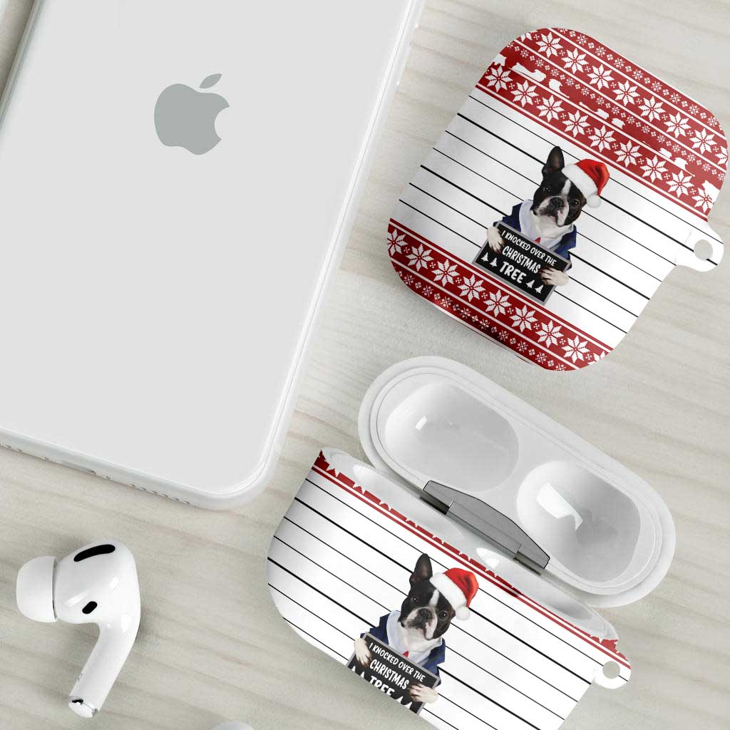 I Knocked Over Yhe Christmas Tree Christmas Christmas AirPods Case Xmas Holiday Patterns - Wonder Print Shop