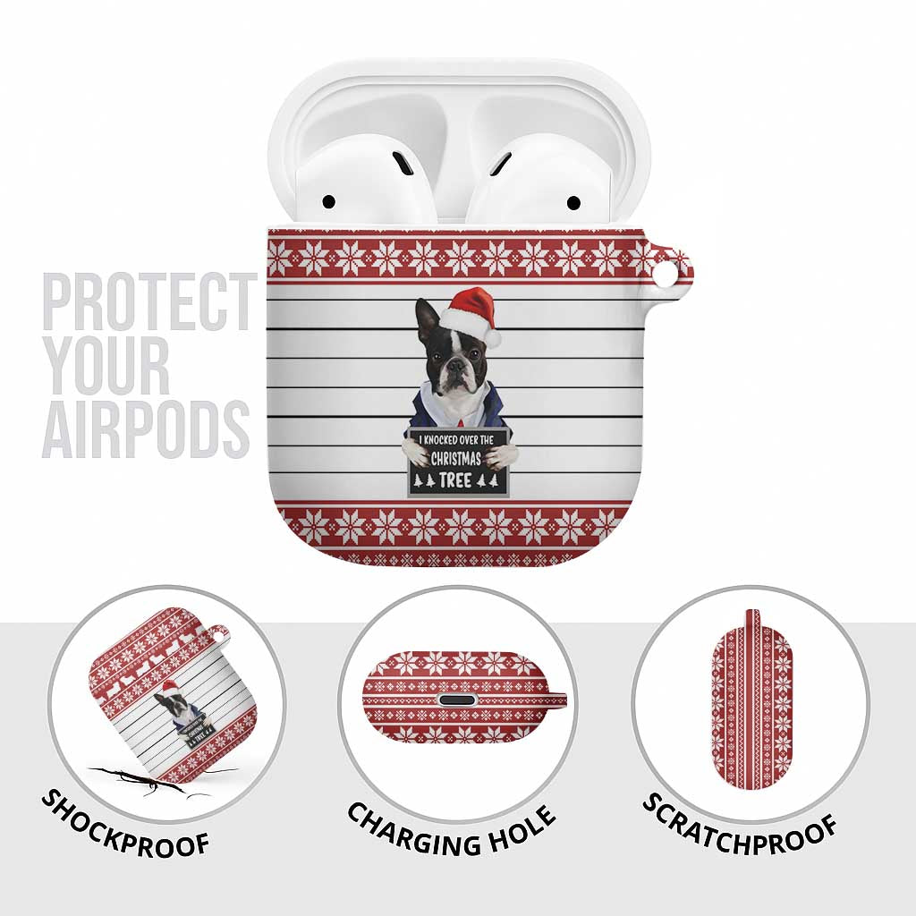 I Knocked Over Yhe Christmas Tree Christmas Christmas AirPods Case Xmas Holiday Patterns - Wonder Print Shop