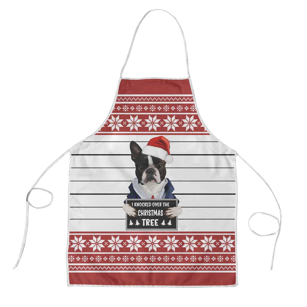 I Knocked Over Yhe Christmas Tree Christmas Christmas Apron Xmas Holiday Patterns - Wonder Print Shop