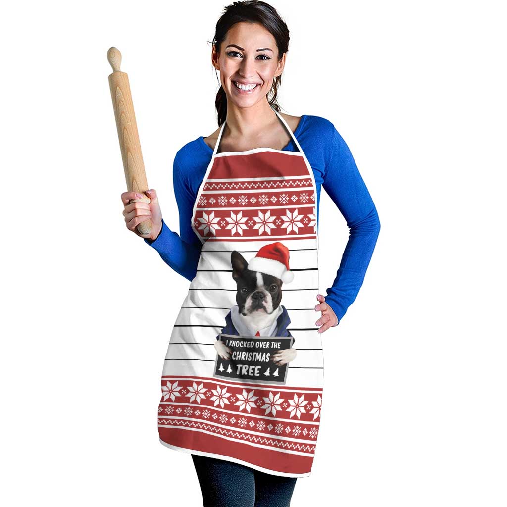 I Knocked Over Yhe Christmas Tree Christmas Christmas Apron Xmas Holiday Patterns - Wonder Print Shop