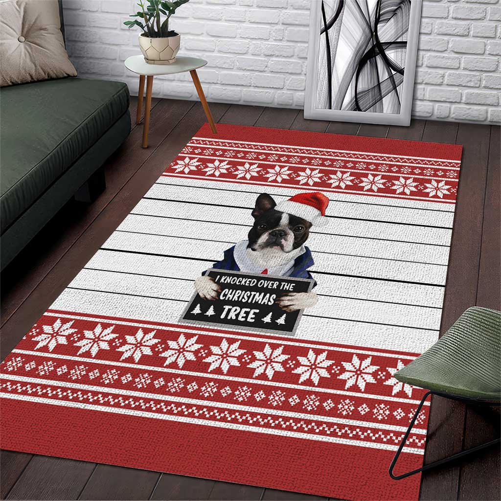 I Knocked Over Yhe Christmas Tree Christmas Christmas Area Rug Xmas Holiday Patterns - Wonder Print Shop