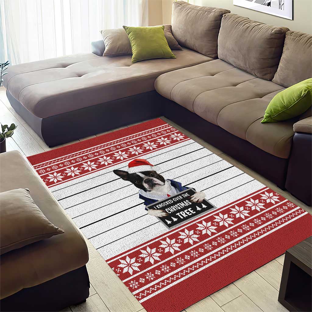 I Knocked Over Yhe Christmas Tree Christmas Christmas Area Rug Xmas Holiday Patterns - Wonder Print Shop