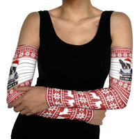 I Knocked Over Yhe Christmas Tree Christmas Christmas Arm Sleeves Xmas Holiday Patterns - Wonder Print Shop