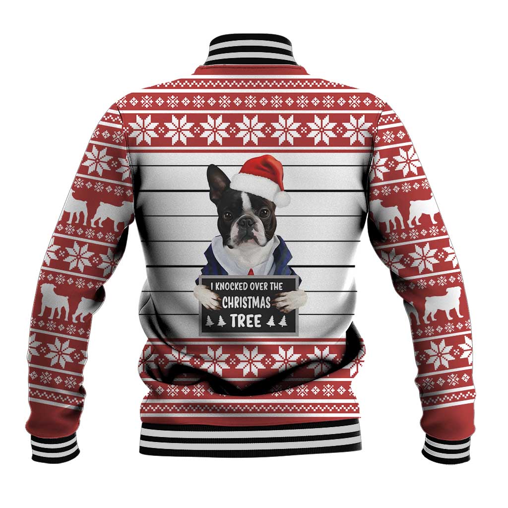 I Knocked Over Yhe Christmas Tree Christmas Christmas Baseball Jacket Xmas Holiday Patterns - Wonder Print Shop