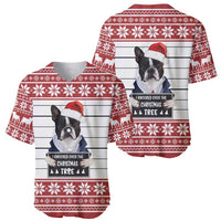 I Knocked Over Yhe Christmas Tree Christmas Christmas Baseball Jersey Xmas Holiday Patterns - Wonder Print Shop