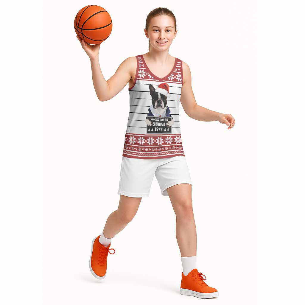 I Knocked Over Yhe Christmas Tree Christmas Christmas Basketball Jersey Xmas Holiday Patterns - Wonder Print Shop