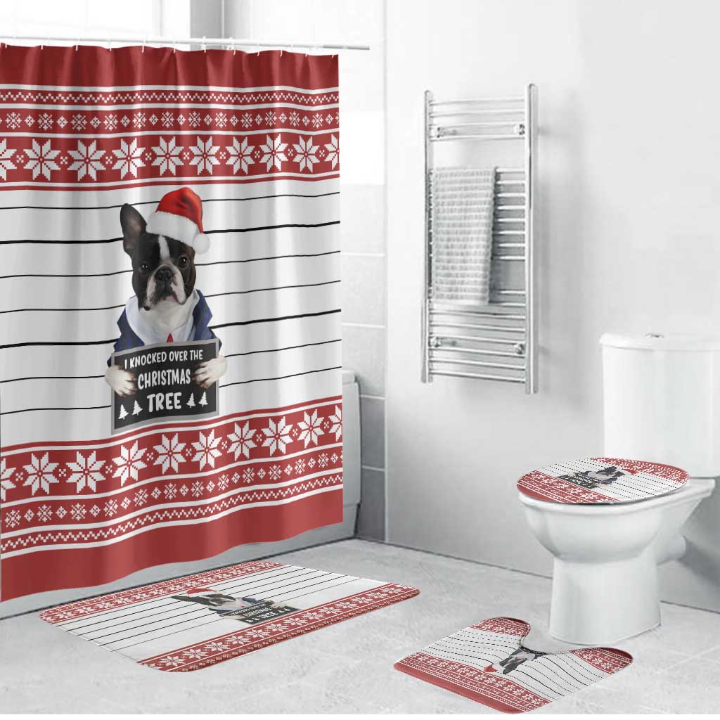 I Knocked Over Yhe Christmas Tree Christmas Christmas Bathroom Set Xmas Holiday Patterns - Wonder Print Shop